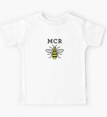MCR BEE WORKER SYMBOL & LANDMARK OF MANCHESTER Kids T-Shirt