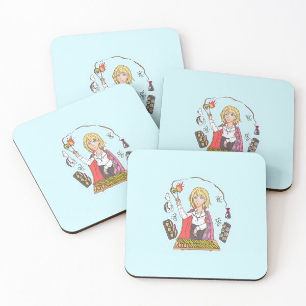 Item preview, Howl and Calcifer make sushi! (no background) designed and sold by PuppetAlex.