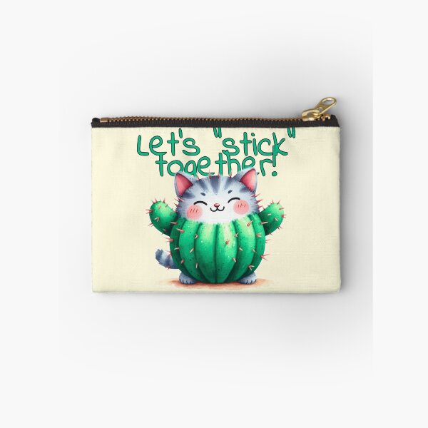 Item preview, Happy cactus cat. Let's "stick" together! designed and sold by Tori-Rori.