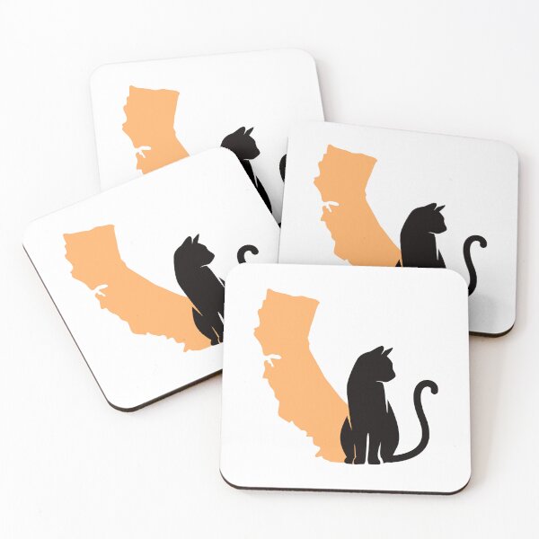 Item preview, Cat and California State Silhouette designed and sold by GoblinBoutique.