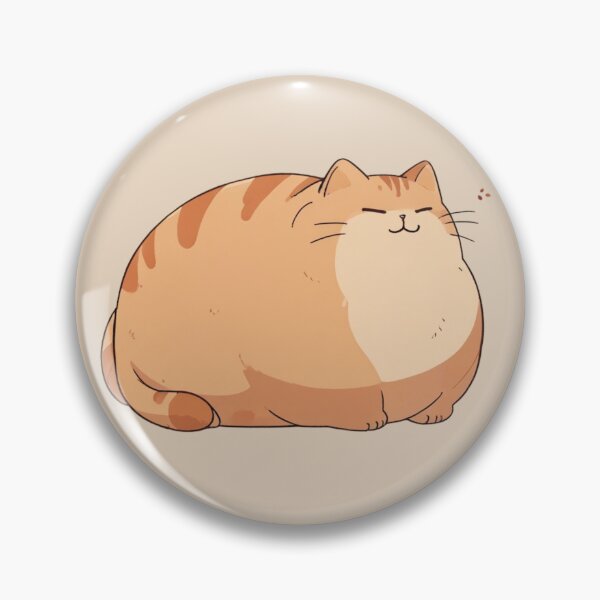 Item preview, Fat orange cat designed and sold by PawPurfect.