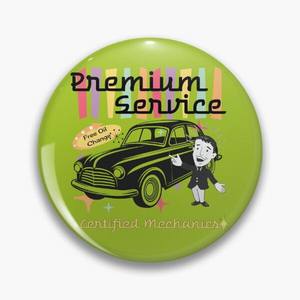 Item preview, 1950s Service Station Advertisement - Premium Service designed and sold by EmersionPrints.