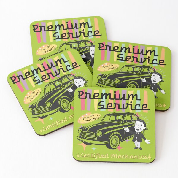 Item preview, 1950s Service Station Advertisement - Premium Service designed and sold by EmersionPrints.