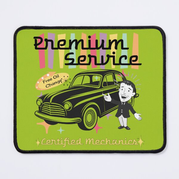 Item preview, 1950s Service Station Advertisement - Premium Service designed and sold by EmersionPrints.