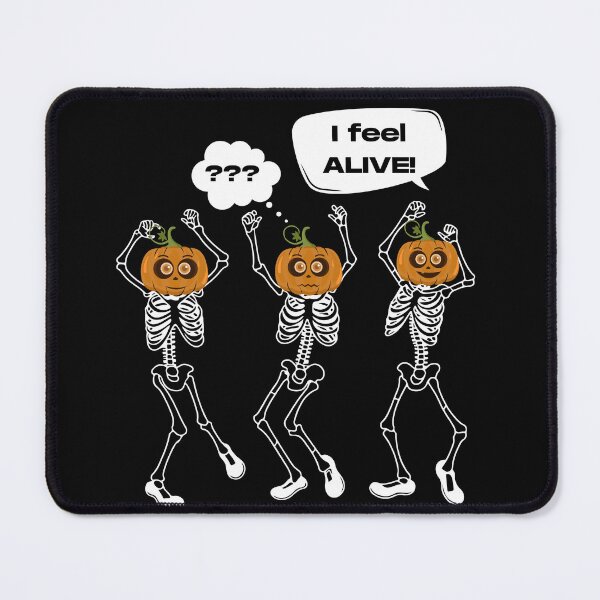 Item preview, Dancing skeletons with pumpkin heads. designed and sold by AccessibleShop.