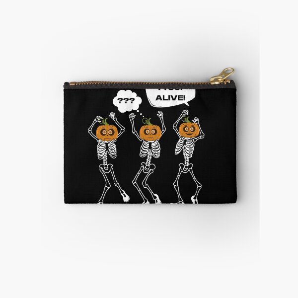Item preview, Dancing skeletons with pumpkin heads.  designed and sold by AccessibleShop.
