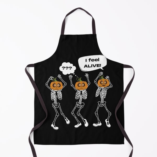 Item preview, Dancing skeletons with pumpkin heads.  designed and sold by AccessibleShop.