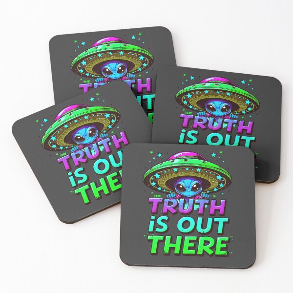 Item preview, The Truth Is Out There Alien UFO Funny Quote designed and sold by TheArtOfPat.