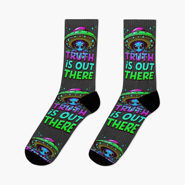 Item preview, The Truth Is Out There Alien UFO Funny Quote designed and sold by TheArtOfPat.