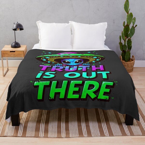 Item preview, The Truth Is Out There Alien UFO Funny Quote designed and sold by TheArtOfPat.