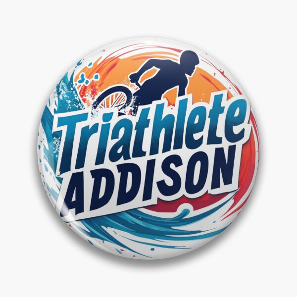 Item preview, Dynamic Triathlete Addison- Swim, Bike, Run designed and sold by Triathlongram.