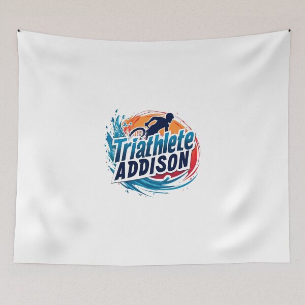 Item preview, Dynamic Triathlete Addison- Swim, Bike, Run designed and sold by Triathlongram.