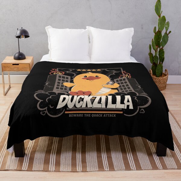 Item preview, Duckzilla Funny Duck Attack designed and sold by Tobe Fonseca®.