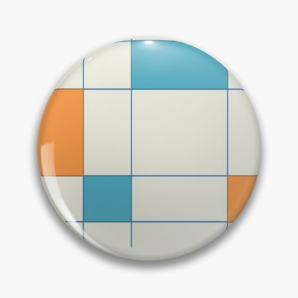 Item preview, Mid-Century Modern 2.5 Teal Orange designed and sold by Old Urban Farmhouse Design Studio.