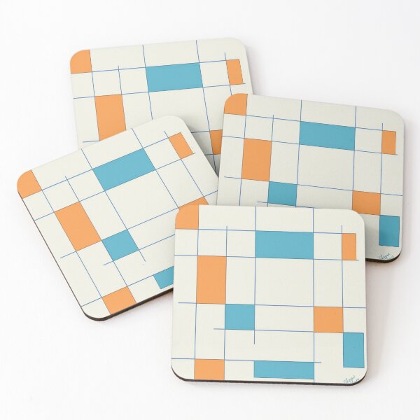 Item preview, Mid-Century Modern 2.5 Teal Orange designed and sold by Old Urban Farmhouse Design Studio.