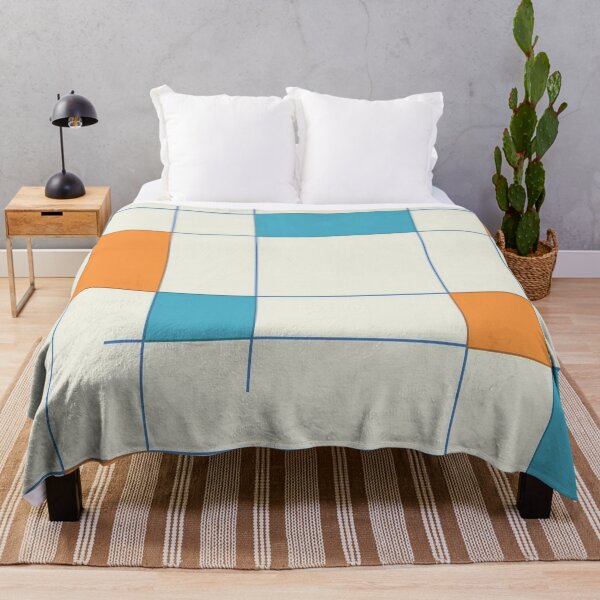 Item preview, Mid-Century Modern 2.5 Teal Orange designed and sold by Old Urban Farmhouse Design Studio.
