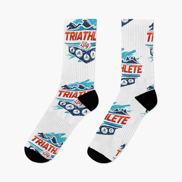 Item preview, Dynamic Triathlete Lily- Swim, Bike, Run designed and sold by Triathlongram.