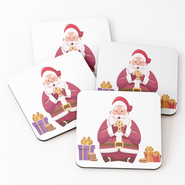 Item preview, Santa Eating Christmas Cookies designed and sold by UniqueGlobal.