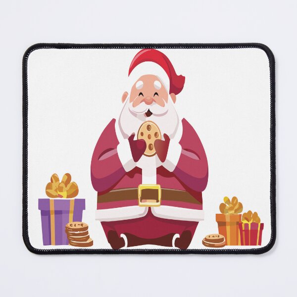 Item preview, Santa Eating Christmas Cookies designed and sold by UniqueGlobal.