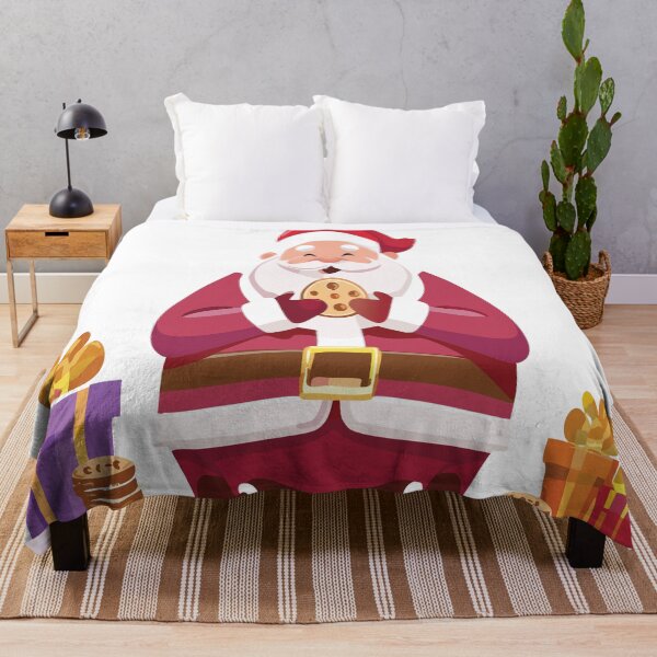 Item preview, Santa Eating Christmas Cookies designed and sold by UniqueGlobal.