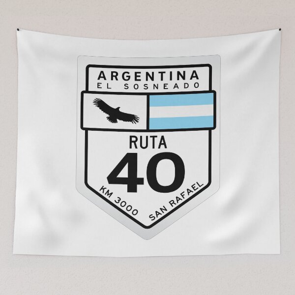 Item preview, Argentina Ruta 40 El Sosneado Señal De Autopista designed and sold by travelwitheric.