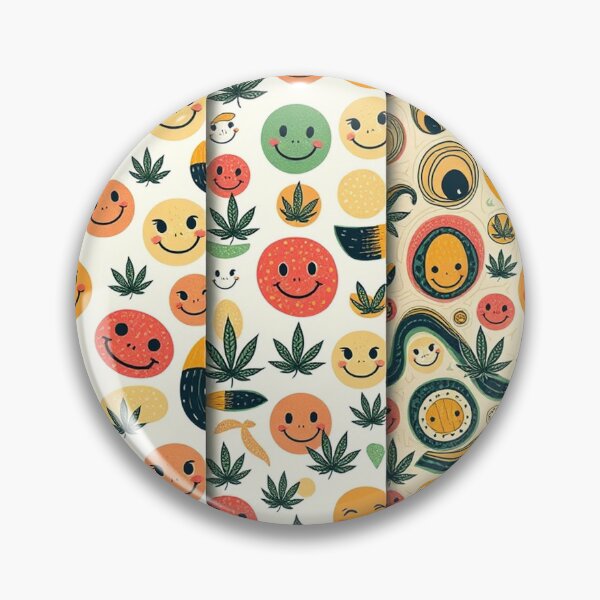 Item preview, Retro Abstract Patterns with Smiling Faces & Curves designed and sold by hjian8219.