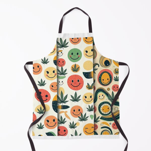 Item preview, Retro Abstract Patterns with Smiling Faces & Curves designed and sold by hjian8219.
