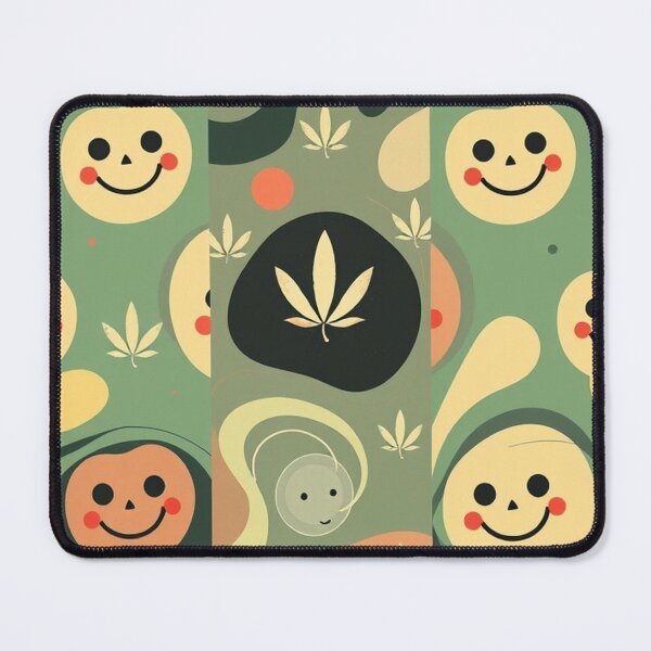 Item preview, Retro Abstract Patterns with Smiling Faces & Curves designed and sold by hjian8219.