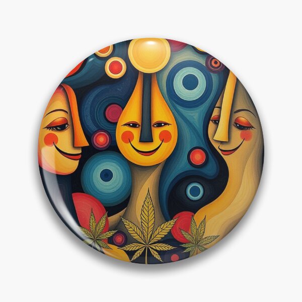 Item preview, Retro Abstract Patterns with Smiling Faces & Curves designed and sold by hjian8219.