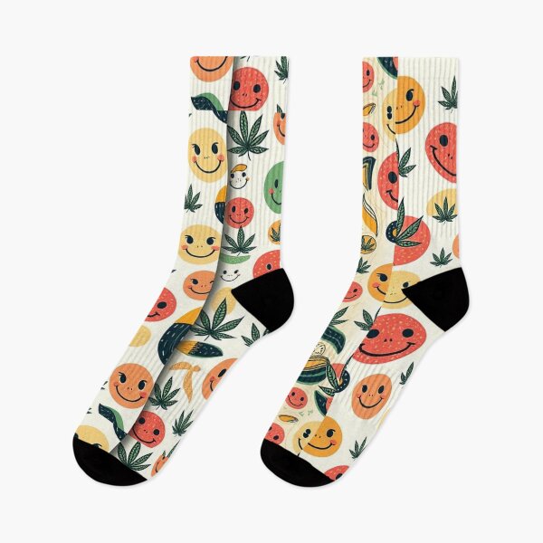 Item preview, Retro Abstract Patterns with Smiling Faces & Curves designed and sold by hjian8219.