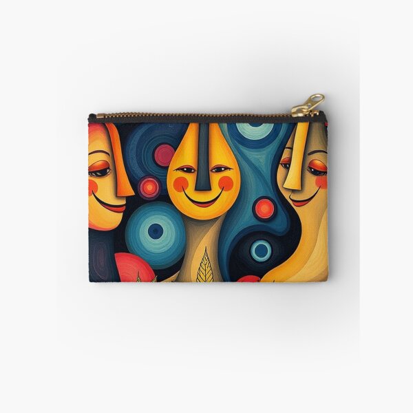 Item preview, Retro Abstract Patterns with Smiling Faces & Curves designed and sold by hjian8219.