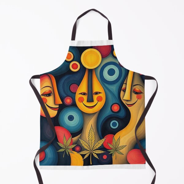 Item preview, Retro Abstract Patterns with Smiling Faces & Curves designed and sold by hjian8219.