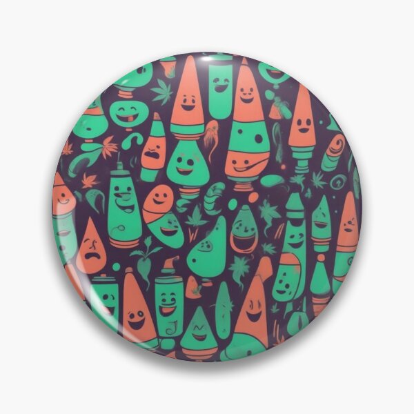Item preview, Retro Abstract Patterns with Smiling Faces & Curves designed and sold by hjian8219.