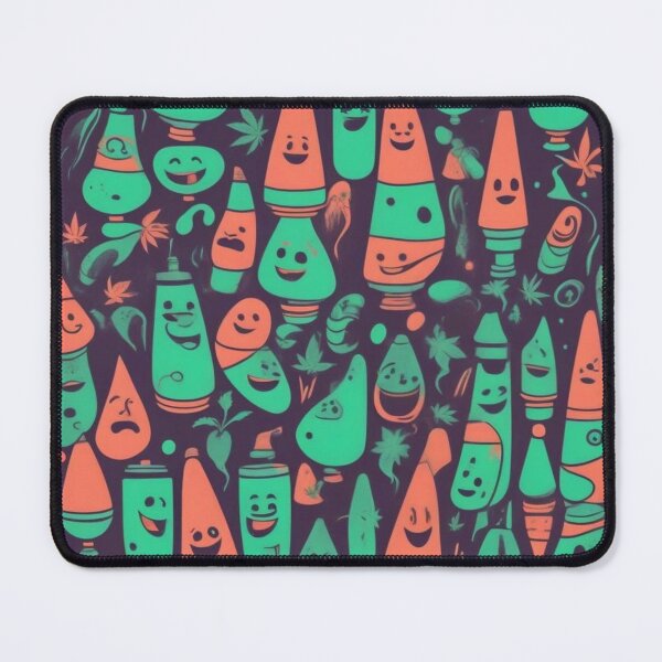 Item preview, Retro Abstract Patterns with Smiling Faces & Curves designed and sold by hjian8219.