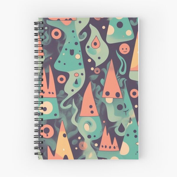 Item preview, Retro Abstract Patterns with Smiling Faces & Curves designed and sold by hjian8219.