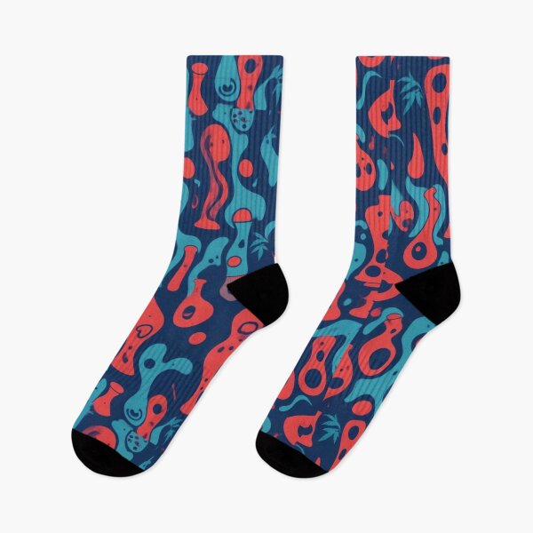 Item preview, Retro Abstract Patterns with Smiling Faces & Curves designed and sold by hjian8219.