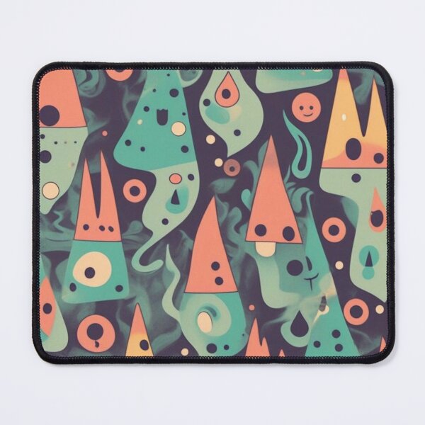 Item preview, Retro Abstract Patterns with Smiling Faces & Curves designed and sold by hjian8219.