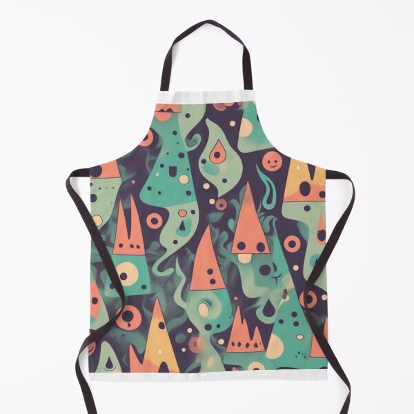 Item preview, Retro Abstract Patterns with Smiling Faces & Curves designed and sold by hjian8219.