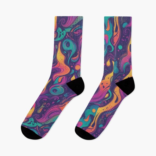 Item preview, Retro Abstract Patterns with Smiling Faces & Curves designed and sold by hjian8219.