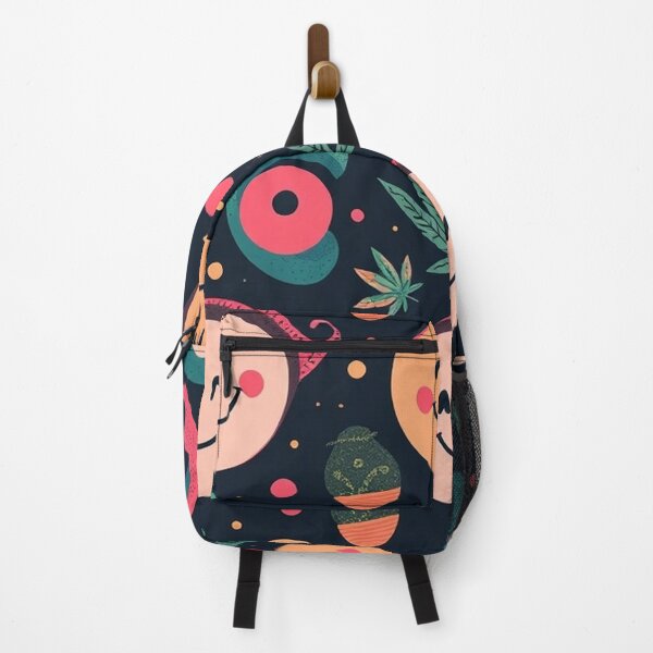 Item preview, Retro Abstract Patterns with Smiling Faces & Curves designed and sold by hjian8219.