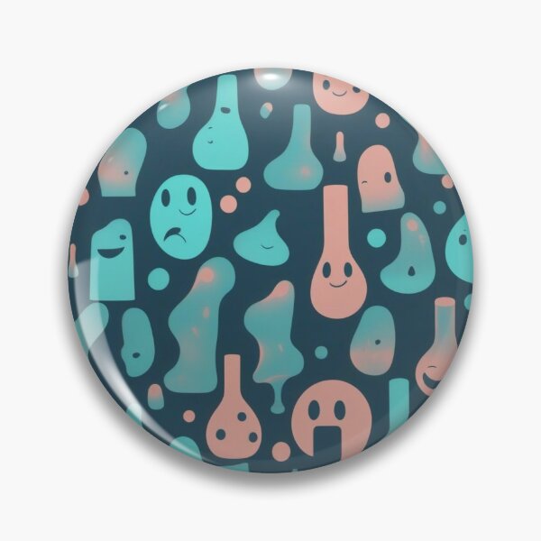 Item preview, Retro Abstract Patterns with Smiling Faces & Curves designed and sold by hjian8219.
