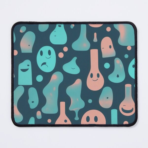 Item preview, Retro Abstract Patterns with Smiling Faces & Curves designed and sold by hjian8219.