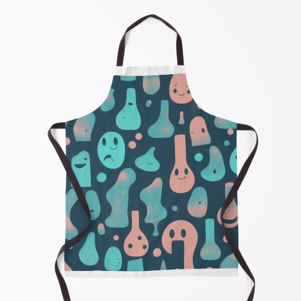 Item preview, Retro Abstract Patterns with Smiling Faces & Curves designed and sold by hjian8219.