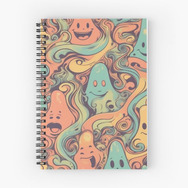 Item preview, Retro Abstract Patterns with Smiling Faces & Curves designed and sold by hjian8219.
