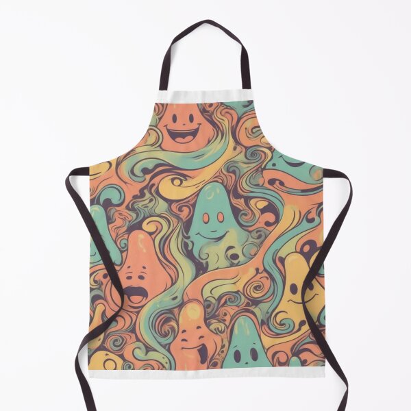Item preview, Retro Abstract Patterns with Smiling Faces & Curves designed and sold by hjian8219.