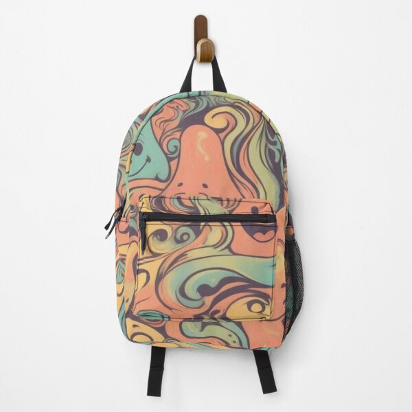 Item preview, Retro Abstract Patterns with Smiling Faces & Curves designed and sold by hjian8219.