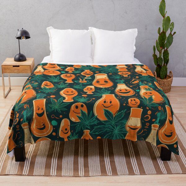 Item preview, Retro Abstract Patterns with Smiling Faces & Curves designed and sold by hjian8219.