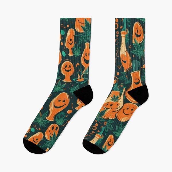 Item preview, Retro Abstract Patterns with Smiling Faces & Curves designed and sold by hjian8219.