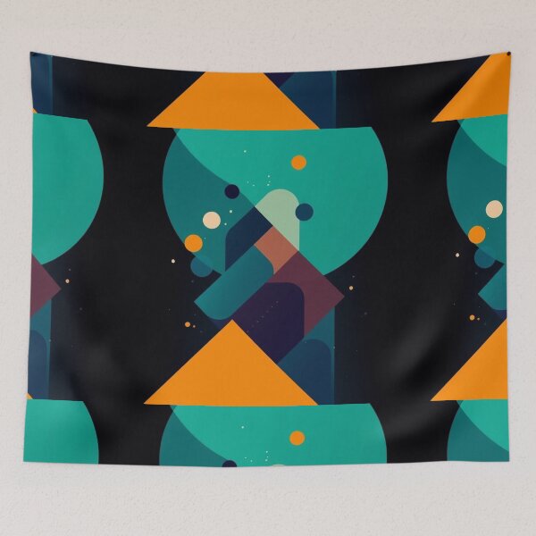 Item preview, Generative Abstract Art: Vector Shape Composition designed and sold by hjian8219.