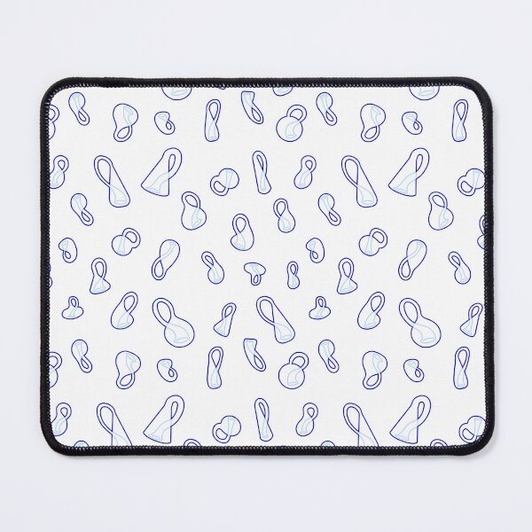 Item preview, klein bottles lineart in blue v1 designed and sold by pollosparatodos.